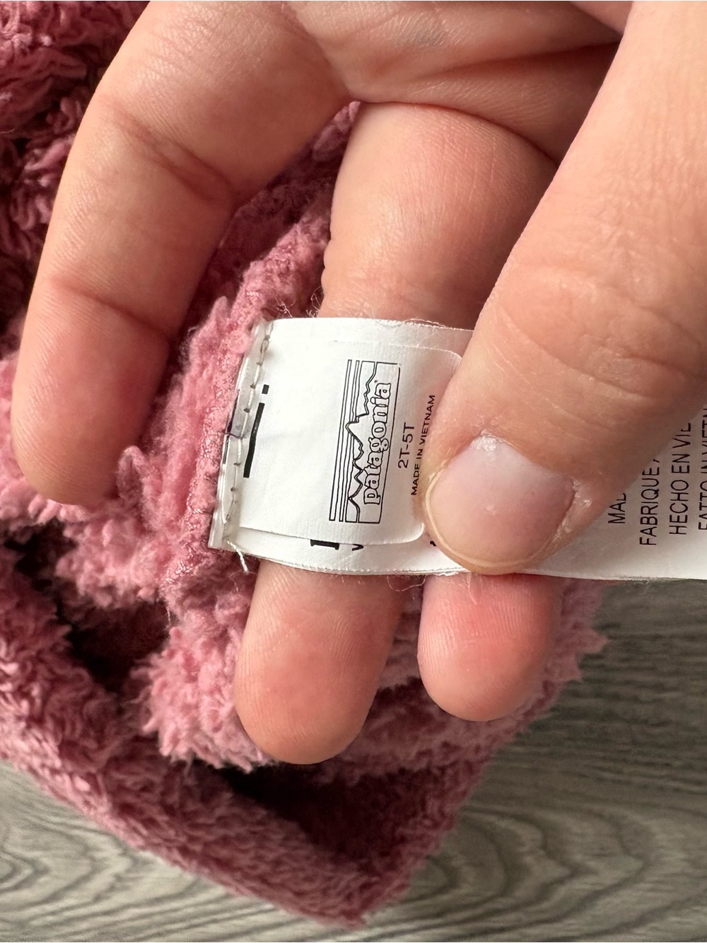 Patagonia Kids Pink Furry Friends Fleece Beanie 2T-5T - Picture 5 of 5